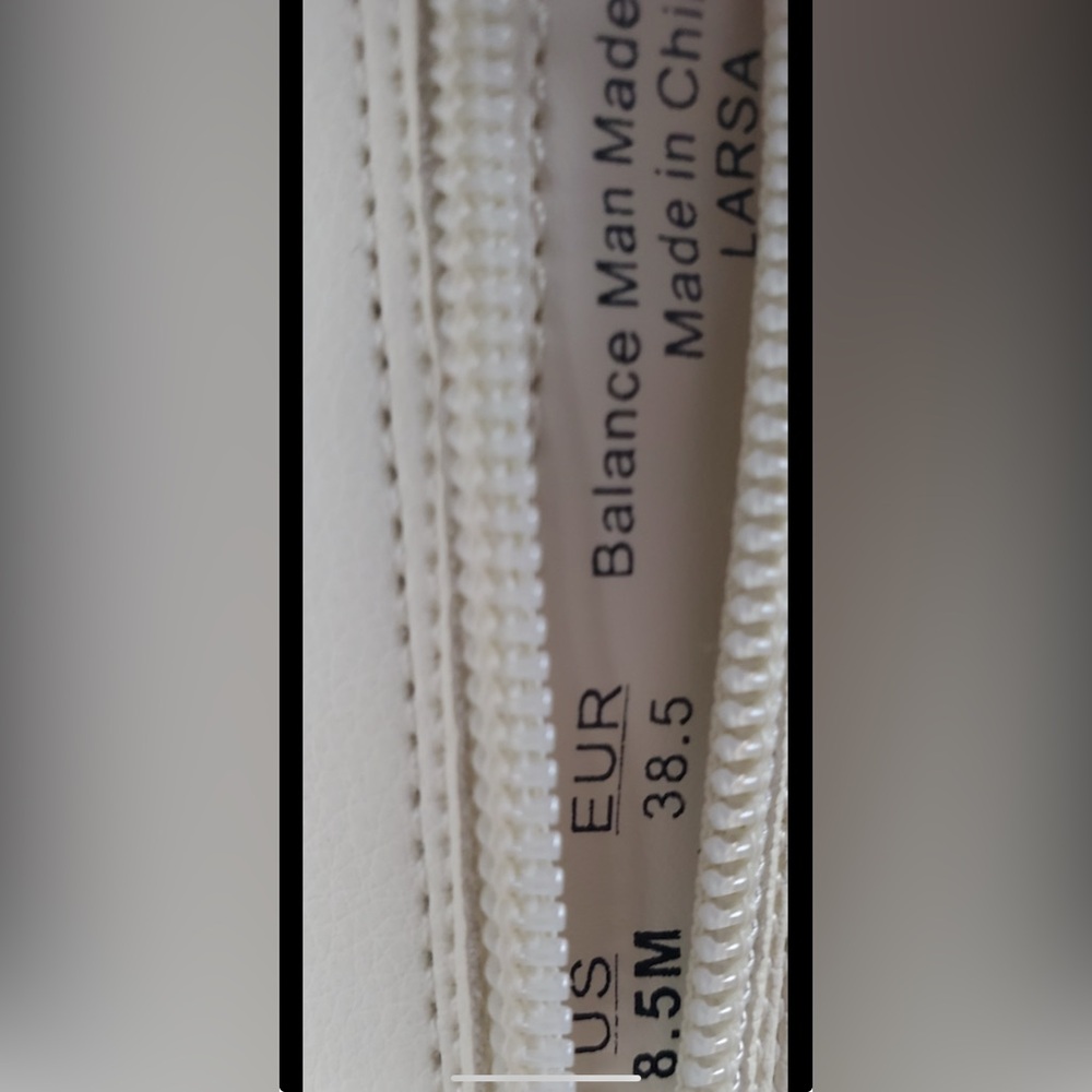 Circus by Sam Edelman Women's Larsa Ivory Cream Combat Boot Saks Fifth Ave NWT - Picture 16 of 16